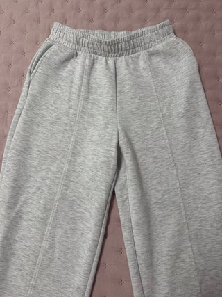 Pantalón chándal niña gris talla 11-12