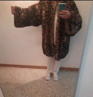 Pelliccia vera opossum