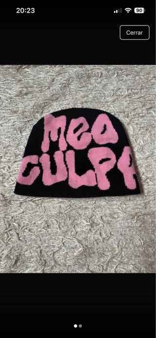 Gorro Negro y Rosa