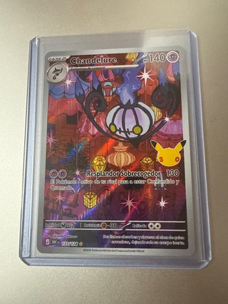 Carta Pokémon Chandelure 137/128  30 Aniversario
