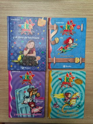 Lote de 4 libros de Kika Superbruja por Knister
