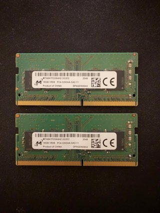 Kit Memoria RAM 32GB (2x16GB) DDR4 Micron 3200 MHz