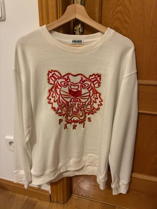 Sudadera Kenzo Tigre Roja y Blanca