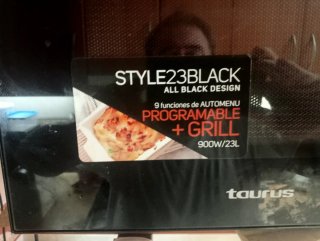 Microondas Taurus Style 23 Black