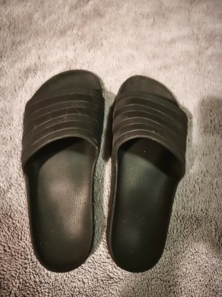 Chanclas infantiles Adidas Negras