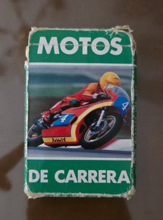 Baraja de cartas Motos de Carrera