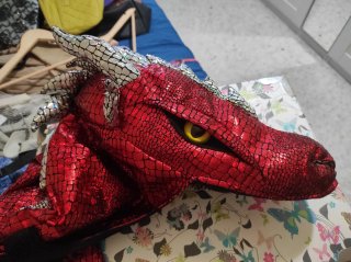 Disfraz de Dragón Rojo