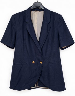 Giacca Sisley vintage 100% lino