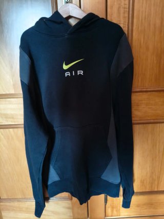 Sudadera Nike Air Negra Adolescente  12 a 15 años
