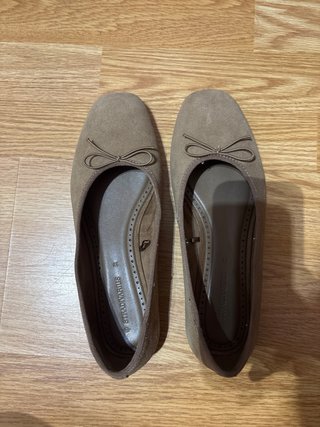Bailarinas Stradivarius Beige Talla 37