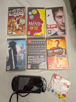 Console PSP (PlayStation Portable) + 6 Giochi