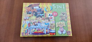 Juego de 5 Puzzles Infantiles King