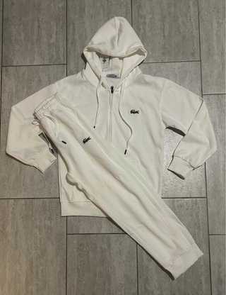 Tuta Lacoste Bianca Panna
