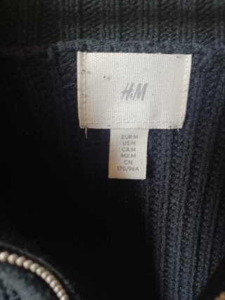 Jersey cuello alto con cremallera H&M Talla M