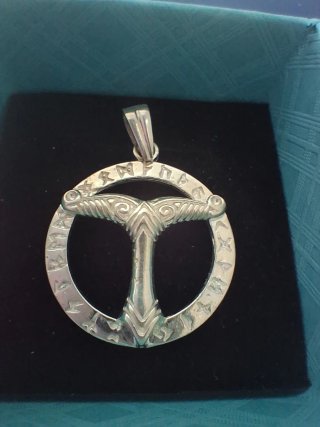 Colgante vikingo Irminsul de Plata 925