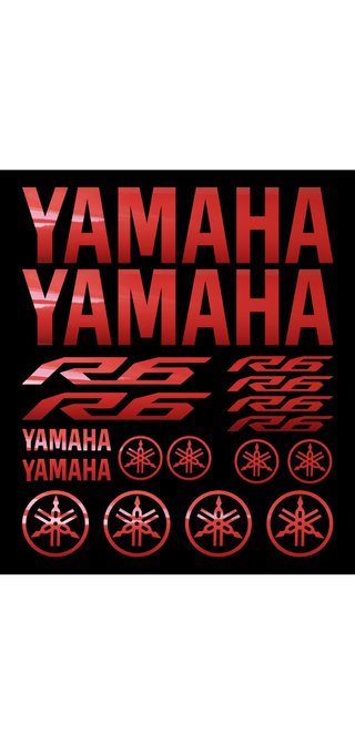 Pegatinas adhesivo en vinilo para moto YAMAHA R6