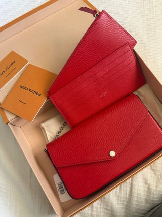 Bolso Louis Vuitton Rojo