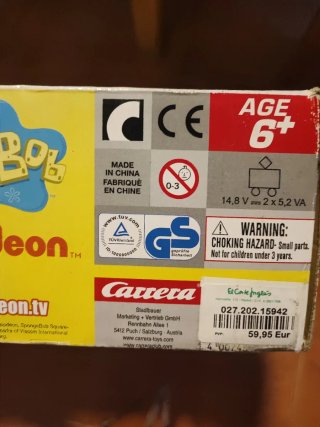 Scalextric Carrera GO!!! Bob Esponja