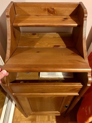 Mesillas de noche rústicas de madera