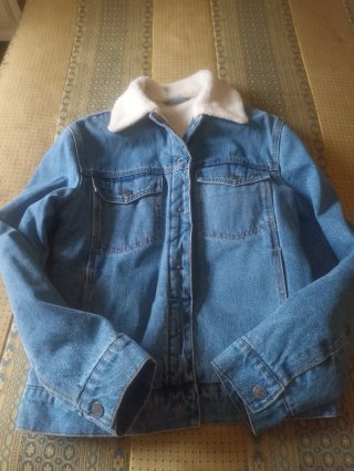 Chaqueta Vaquera Mango con Borrego Talla M