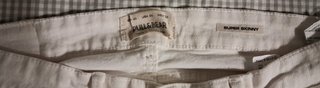Pantalón blanco Pull&Bear hombre