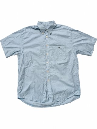 Lacoste Camisa vintage old money baby blue