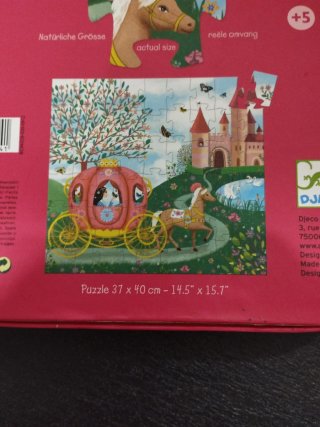 Puzzle La Carrosse d'Elise de Djeco