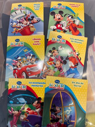 Lote de 6 mini libros disney