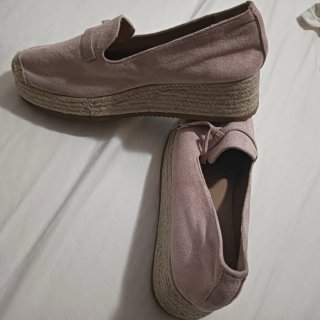 Alpargatas con Plataforma Rosa