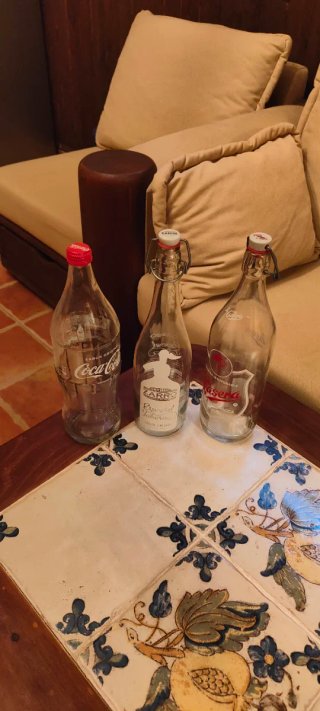 3 Vecchie Bottiglie di Coca-Cola, Zarro, Casera