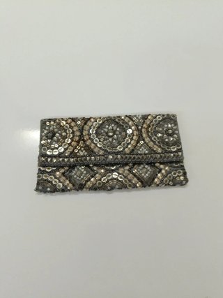 Bolso de mano fiesta lentejuelas oro y plata