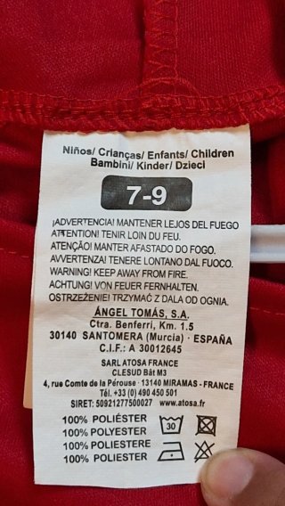 Disfraz de Demonio Infantil (7-9 años)