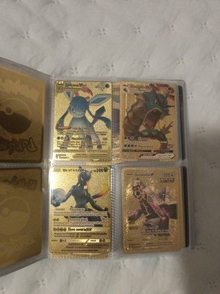 Cartas Pokémon Doradas y Carbonizadas