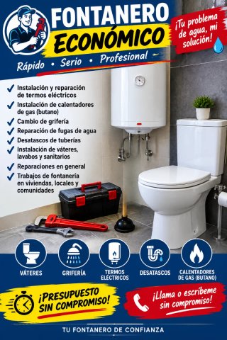 FONTANERO ECONÓMICO Y DE CONFIANZA