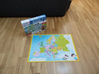 Puzzle Europa 2 Caras Clementoni