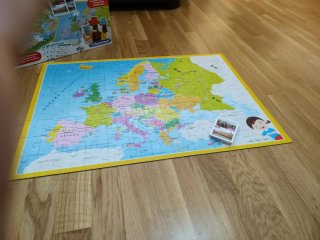 Puzzle Europa 2 Caras Clementoni