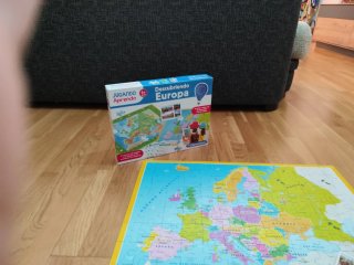 Puzzle Europa 2 Caras Clementoni