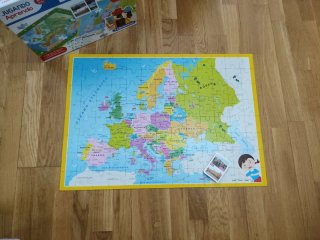Puzzle Europa 2 Caras Clementoni