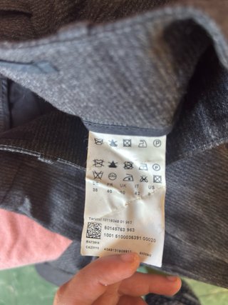 Pantalón de traje BOSS gris