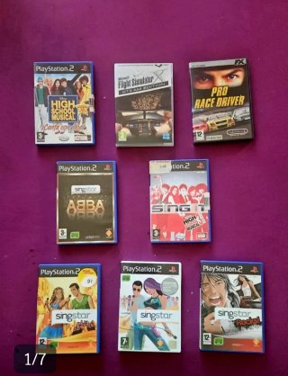 Lote 9 Juegos PS2/PC: High School Musical, Singsta