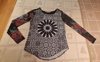 Blusa Desigual Manga Larga Ainara Mujer Talla XS