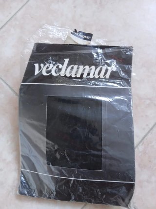 Collant in pizzo nero