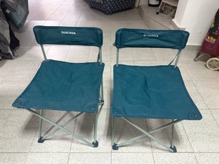 2 Sillas Plegables Quechua