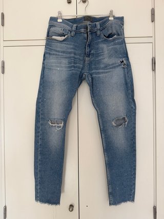 Pantalón vaquero Zara azul