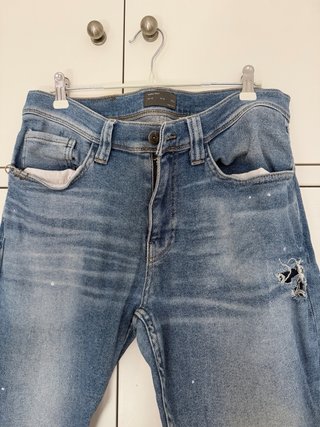 Pantalón vaquero Zara azul