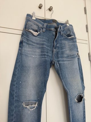 Pantalón vaquero Zara azul