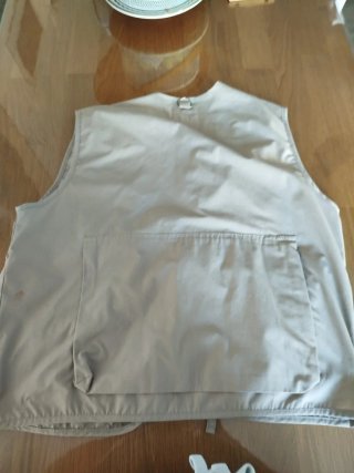 Chaleco de aventura beige Coronel Tapioca Talla XL