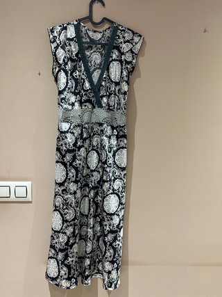 Vestido estampado floral talla única