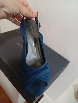 Zapatos de tacón Pedro Miralles azules