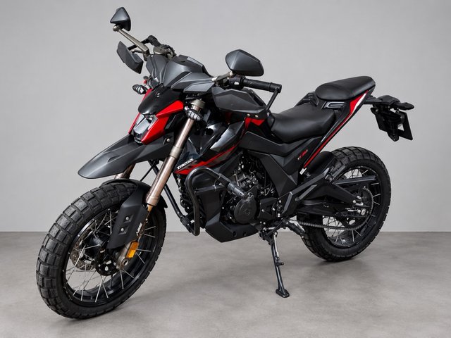 Zontes 125 Adventure Negra/Roja